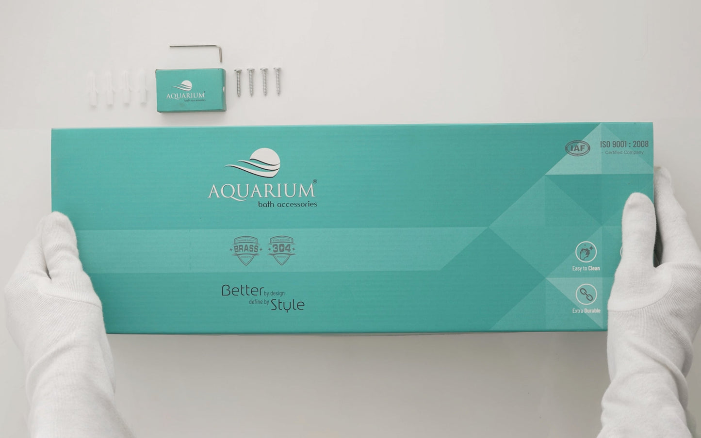 Tumble Holder | Glass | Rosy Series Aquarium Bath Accessories