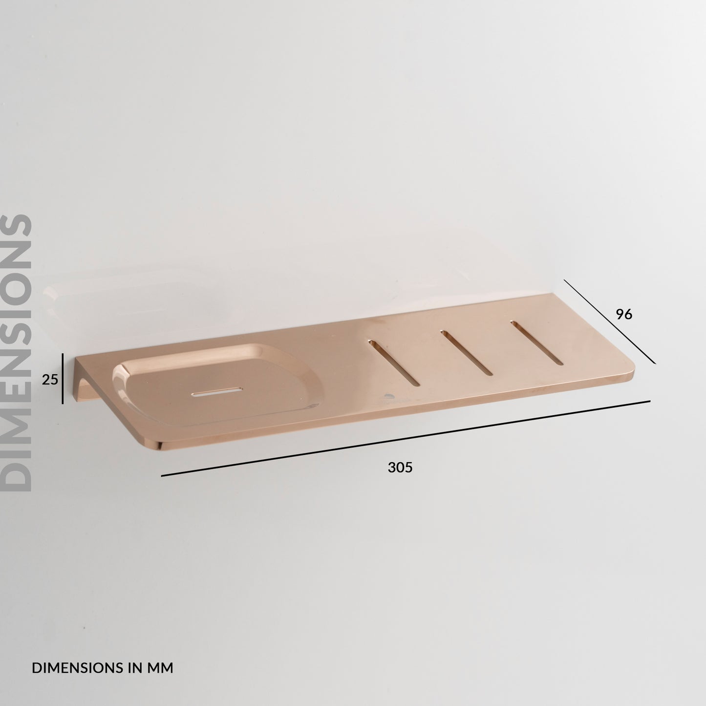 Soap Holder With Shelf | Salmon Series