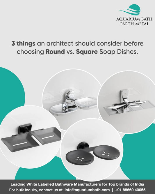 Round vs. Square: The Soap Dish Choice That Shapes Bathrooms