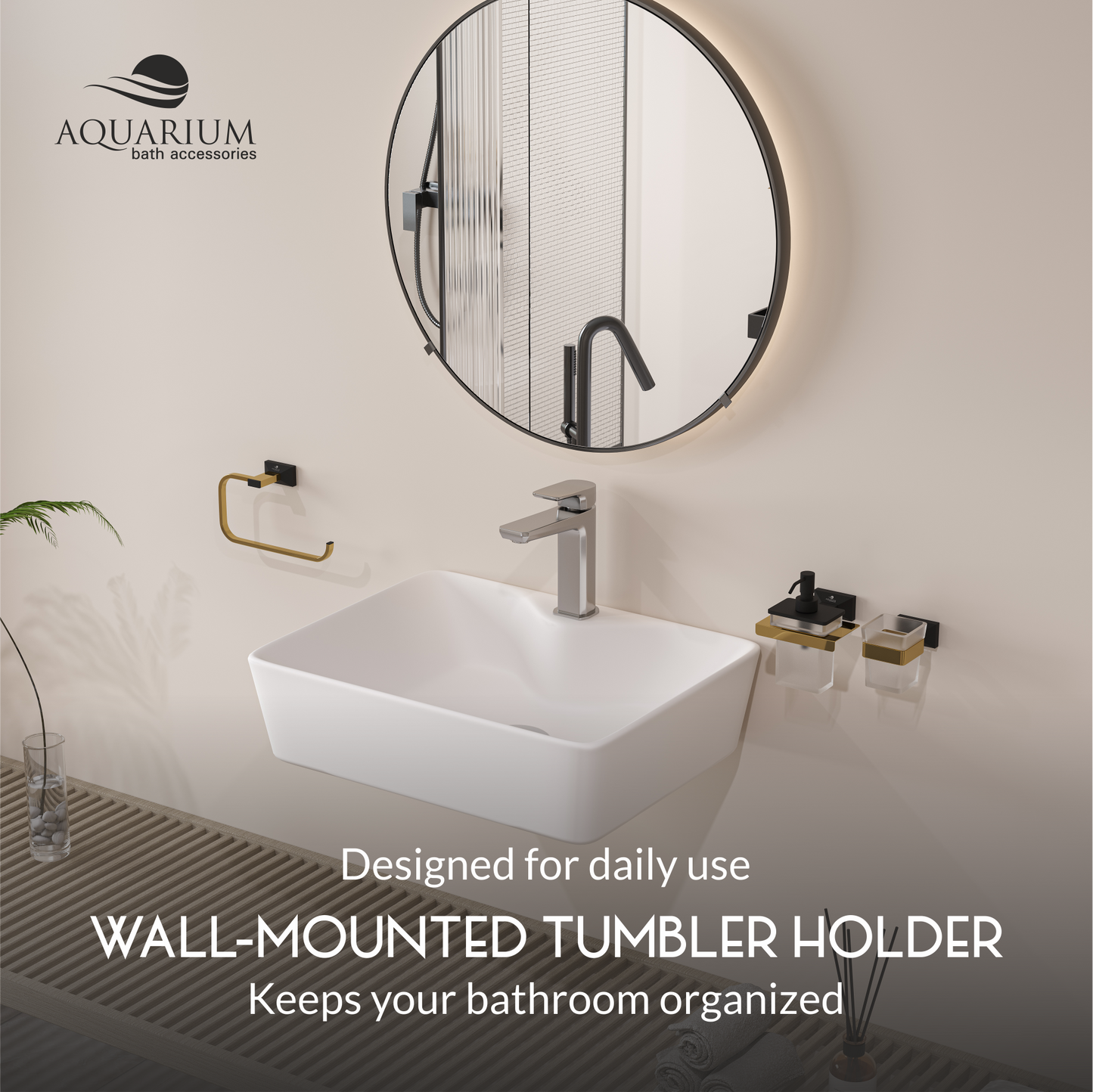 Tumble Holder | Glass | Brill Series