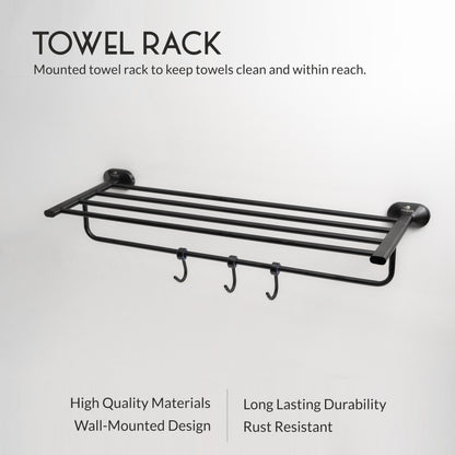 Towel Rack With Hook | Spot Series