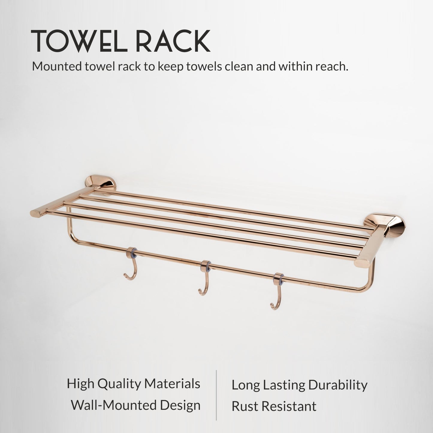 Towel Rack With Hook | Spot Series