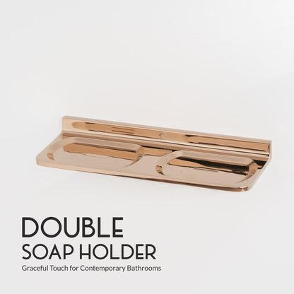 Double Soap Holder| Salmon Series