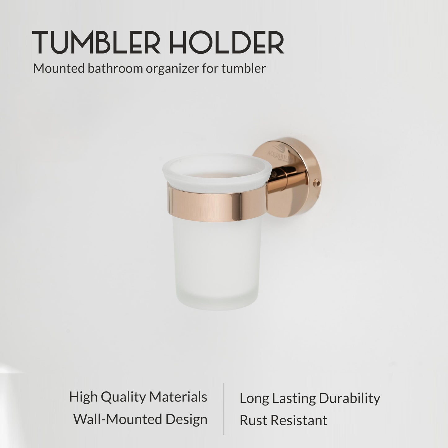 Tumble Holder | Glass | Ruby Series