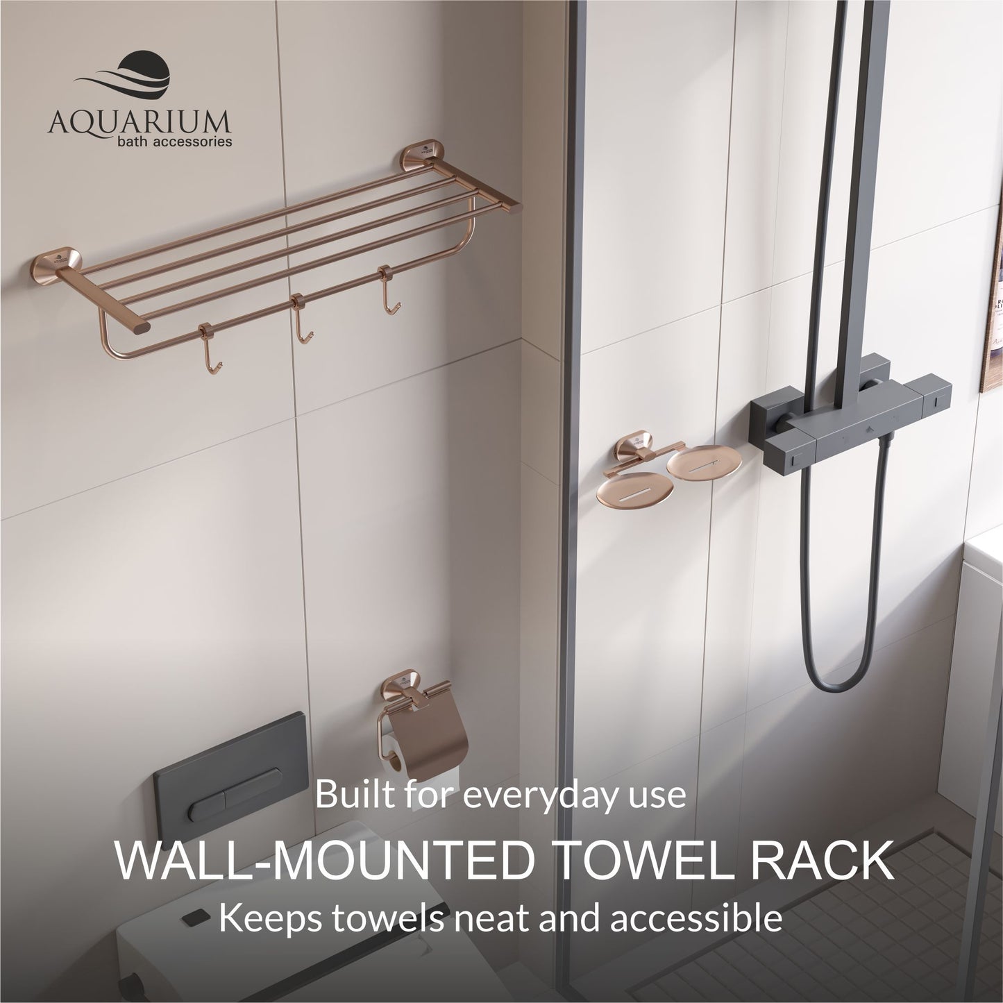 Towel Rack With Hook | Spot Series