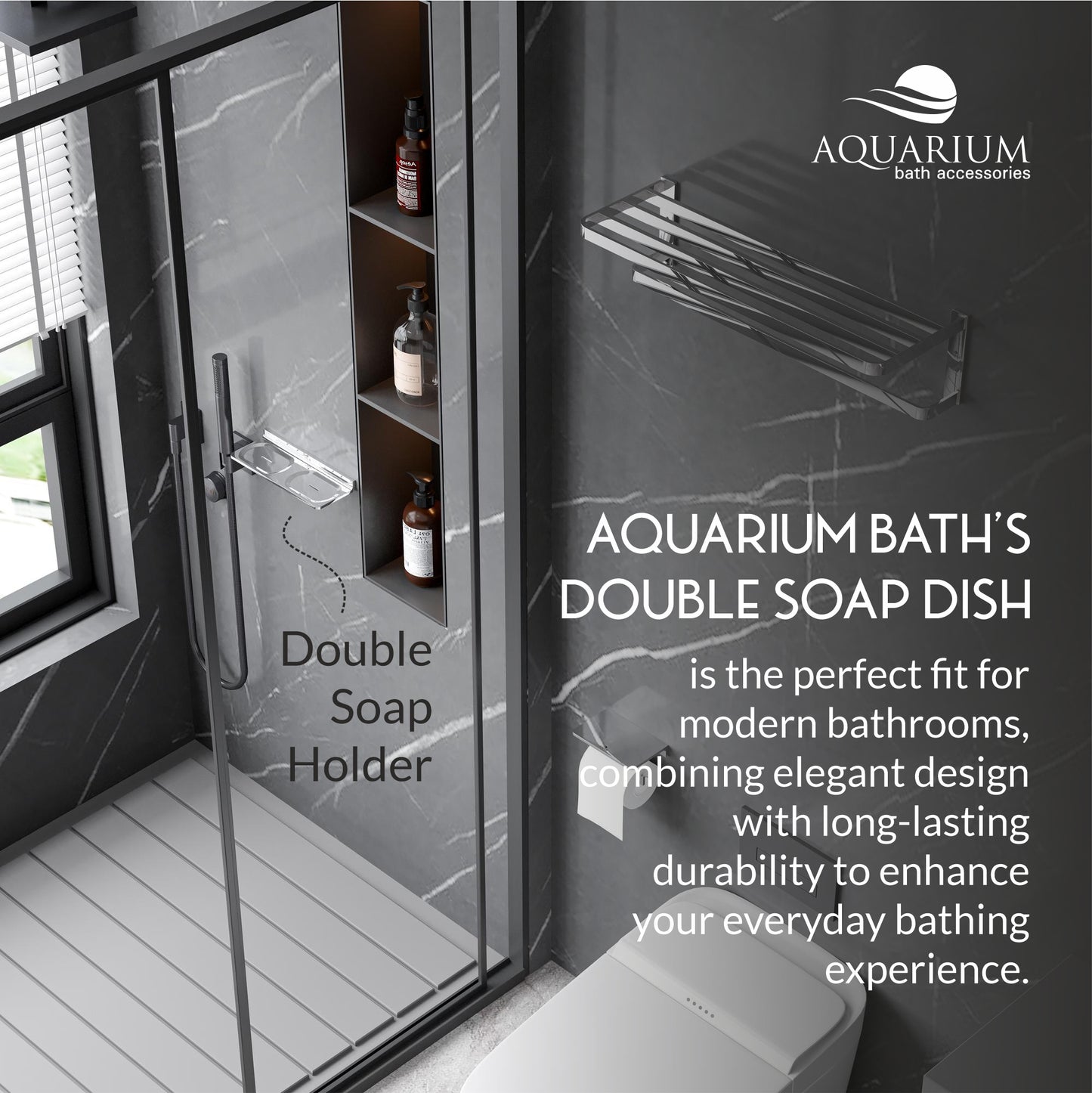 Double Soap Holder| Salmon Series