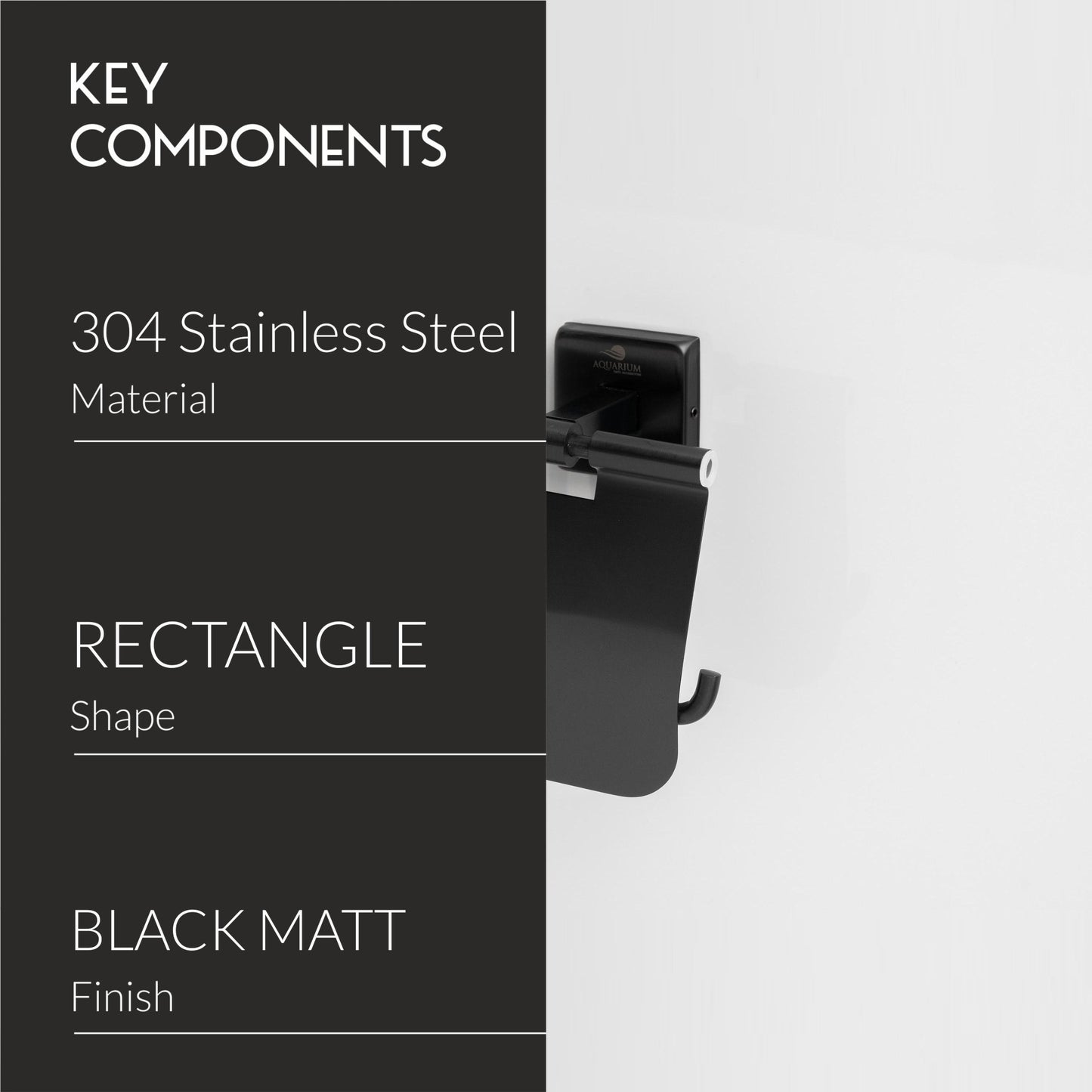 Paper Holder | 304 Stainless Steel | Bathroom Organizer | Astro Series