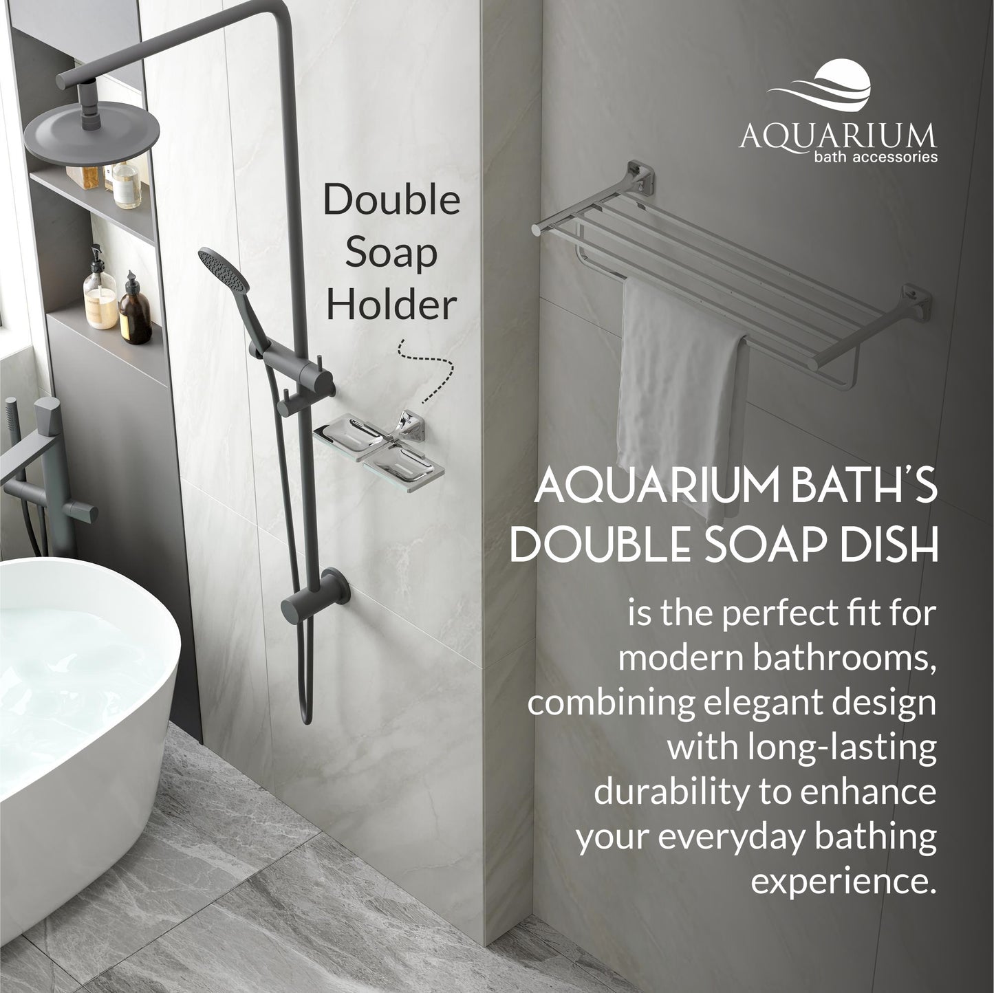 Double Soap Holder | Ellen Series