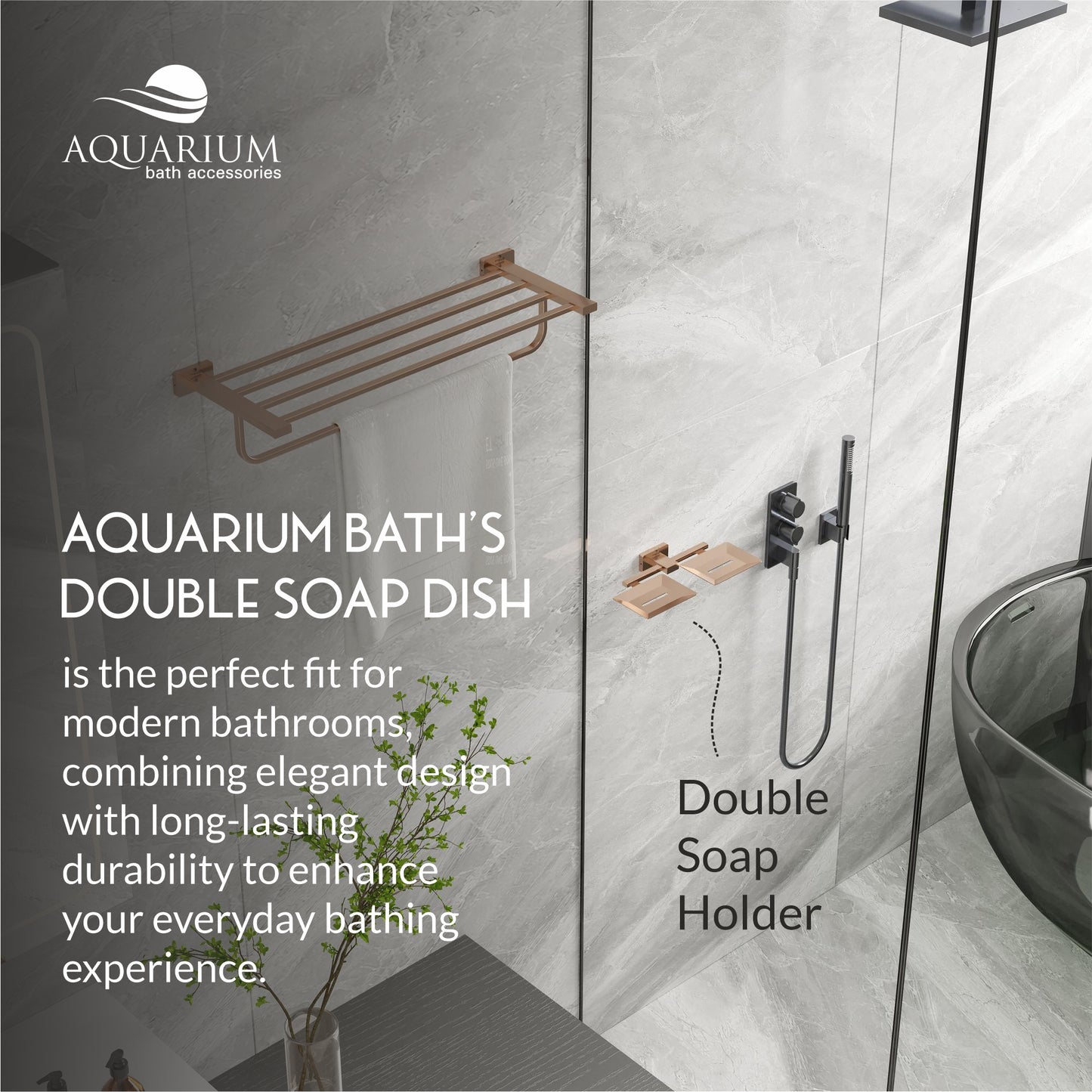 Double Soap Holder | Silk Series