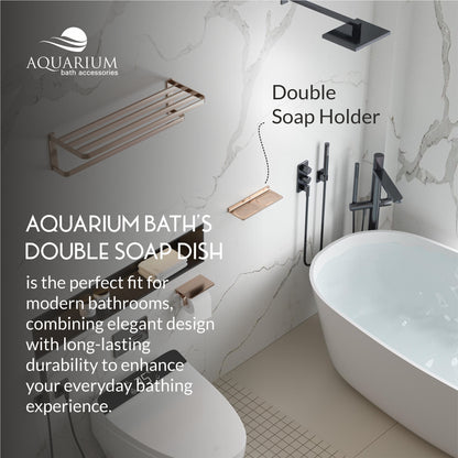 Double Soap Holder| Salmon Series
