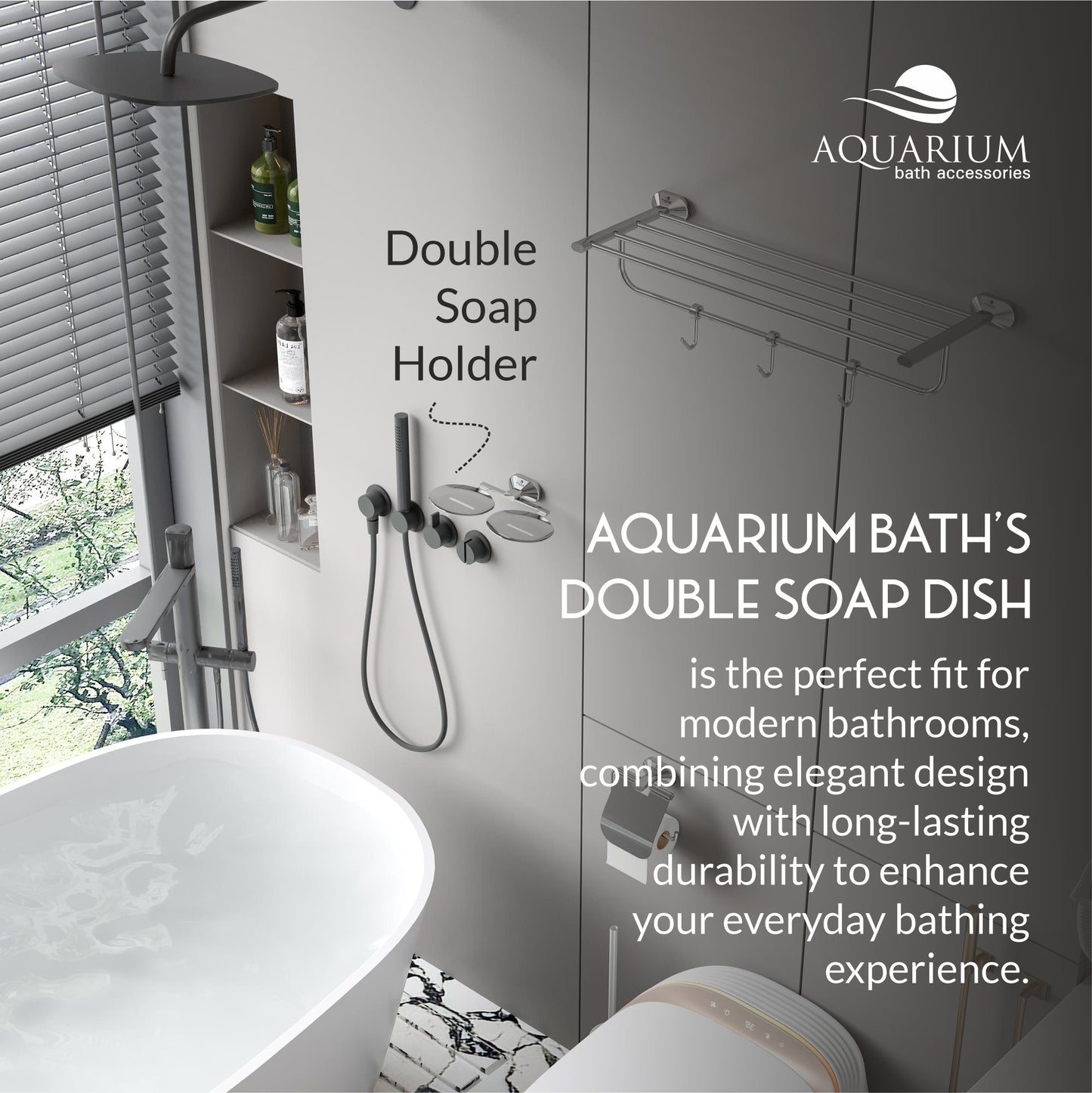 Double Soap Holder | Spot Series