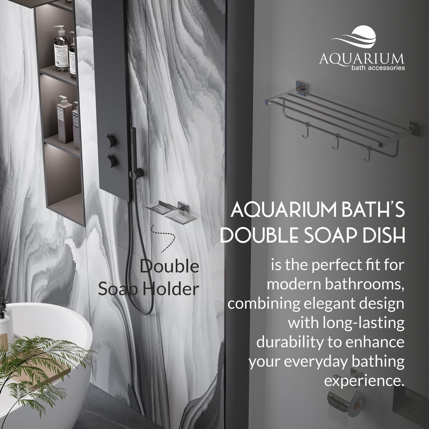 Double Soap Holder | Astro Series