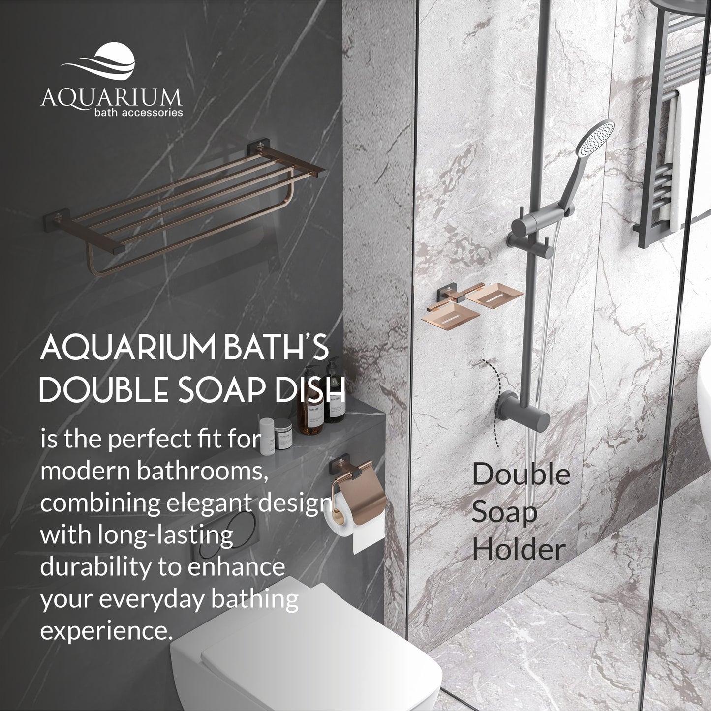 Double Soap Holder | Silk Series