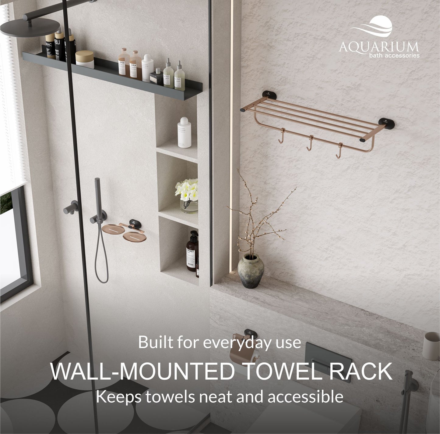 Towel Rack With Hook | Spot Series