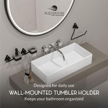 Tumble Holder | Glass | Rosy Series