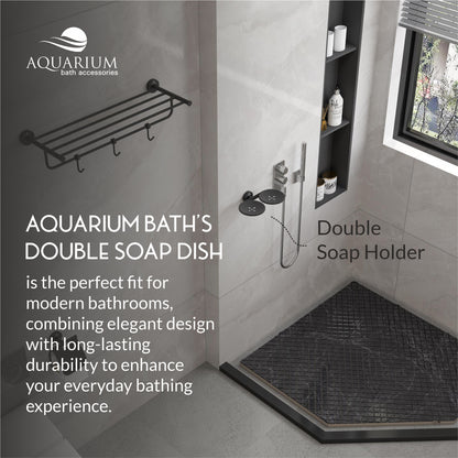 Double Soap Holder | Ruby Series