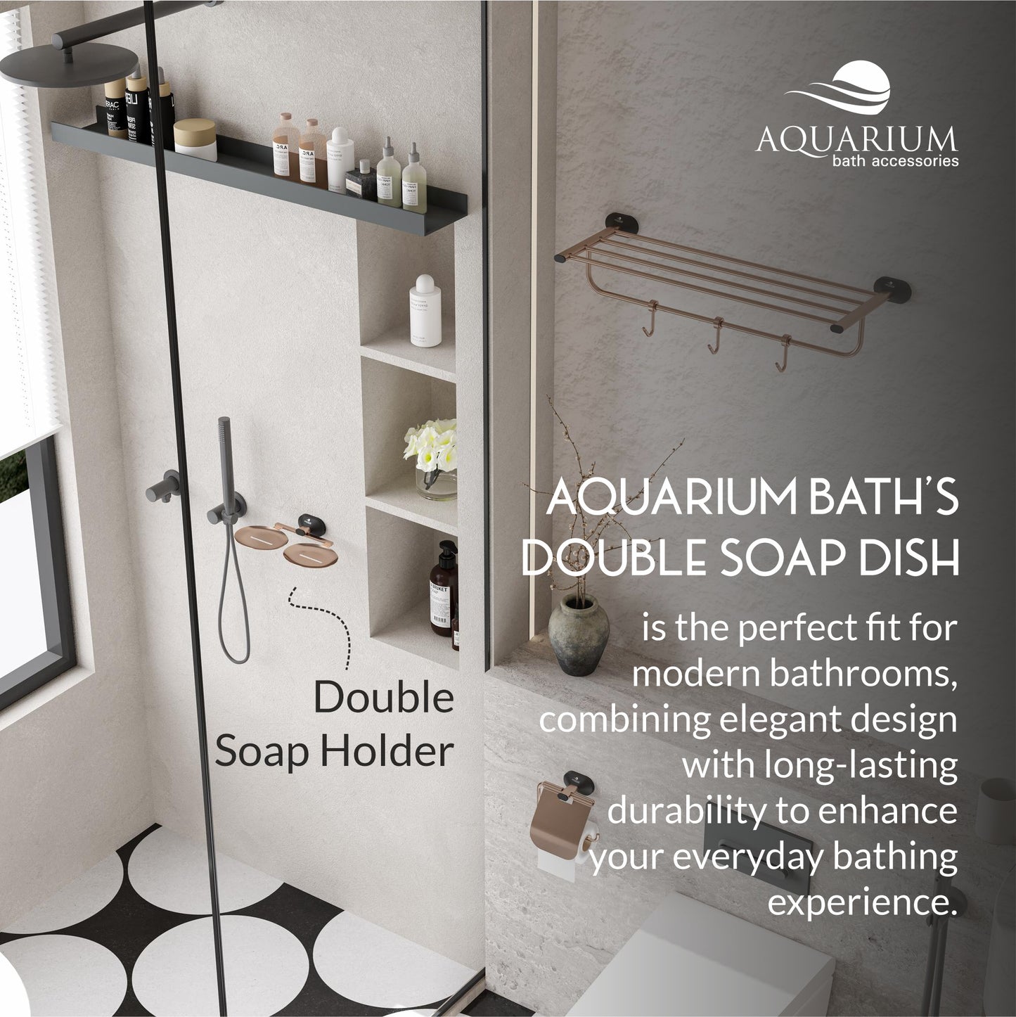 Double Soap Holder | Spot Series