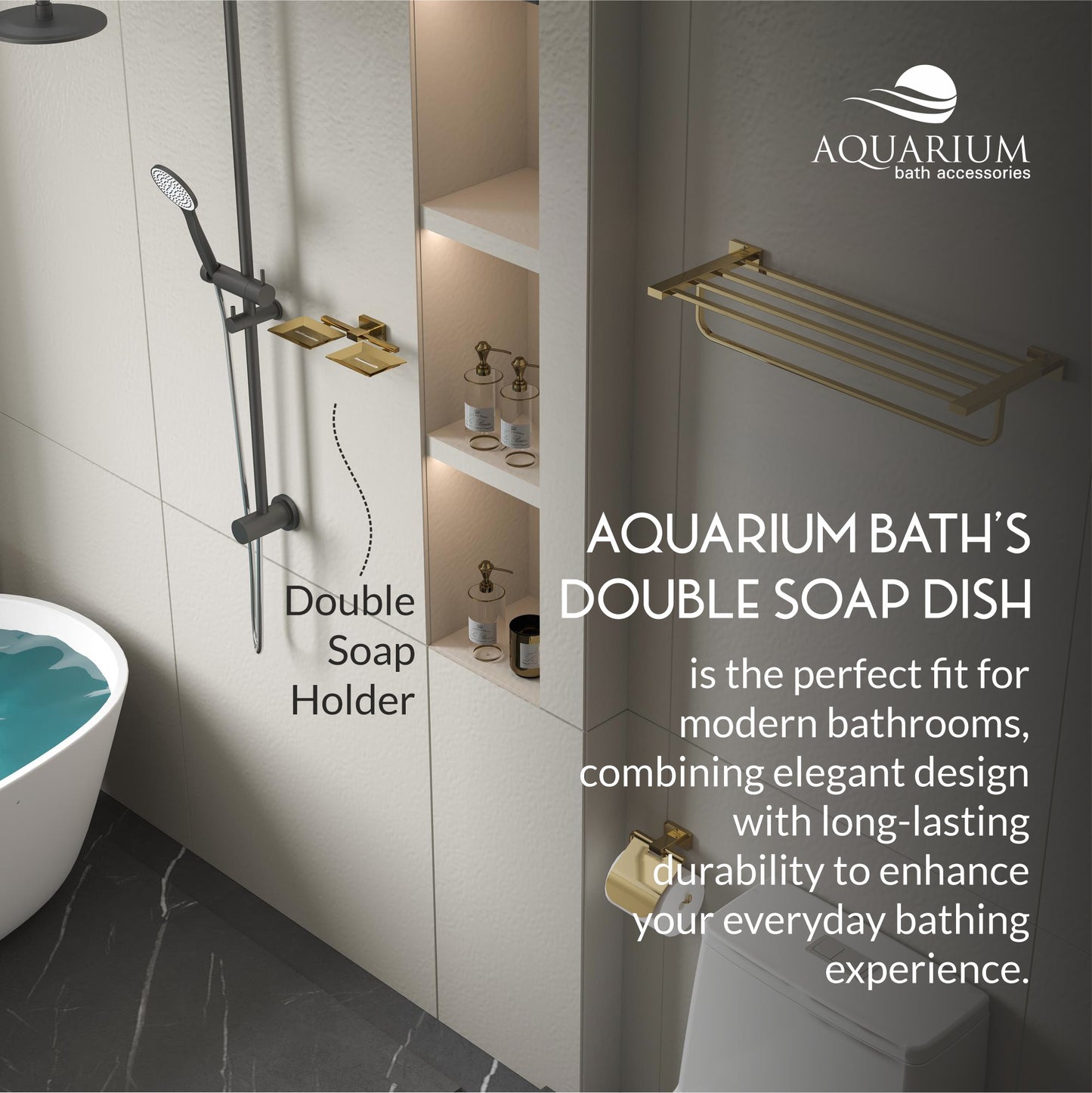 Double Soap Holder | Silk Series