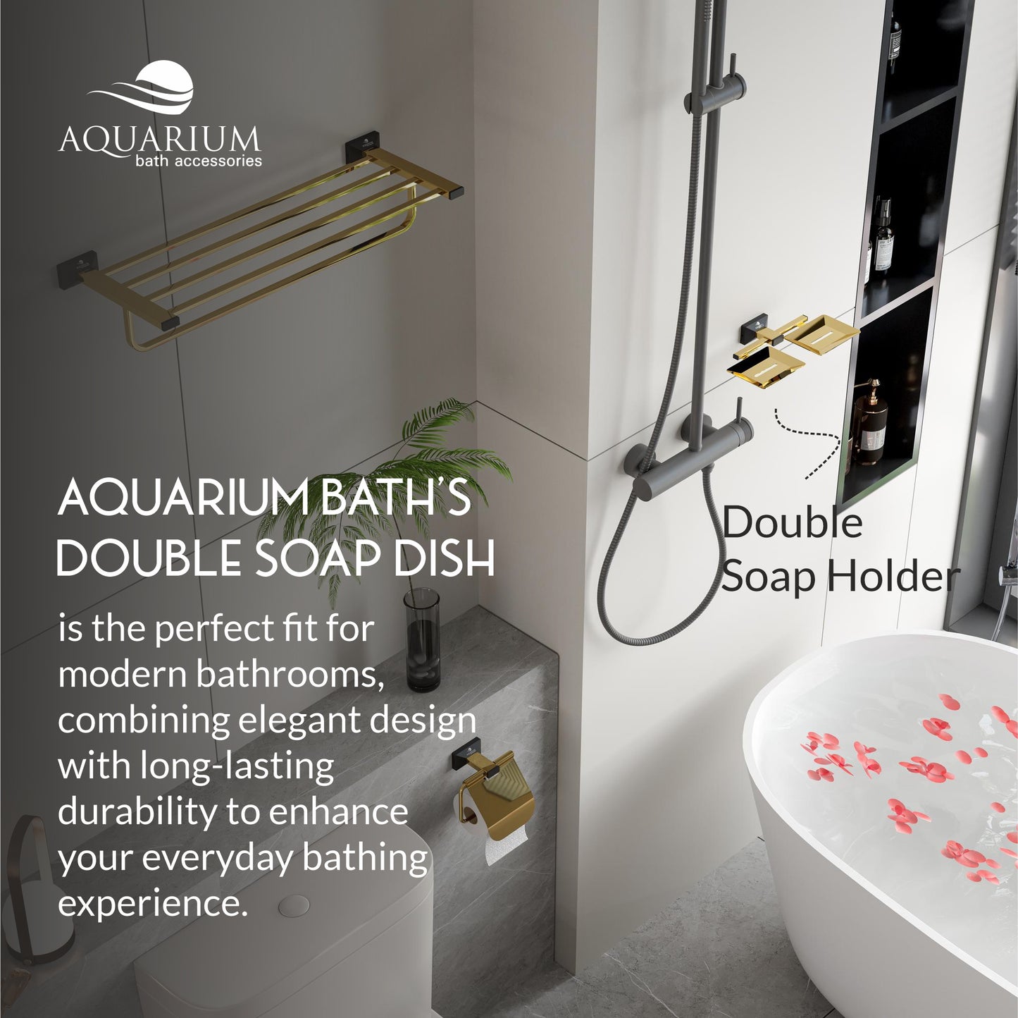 Double Soap Holder | Brill Series