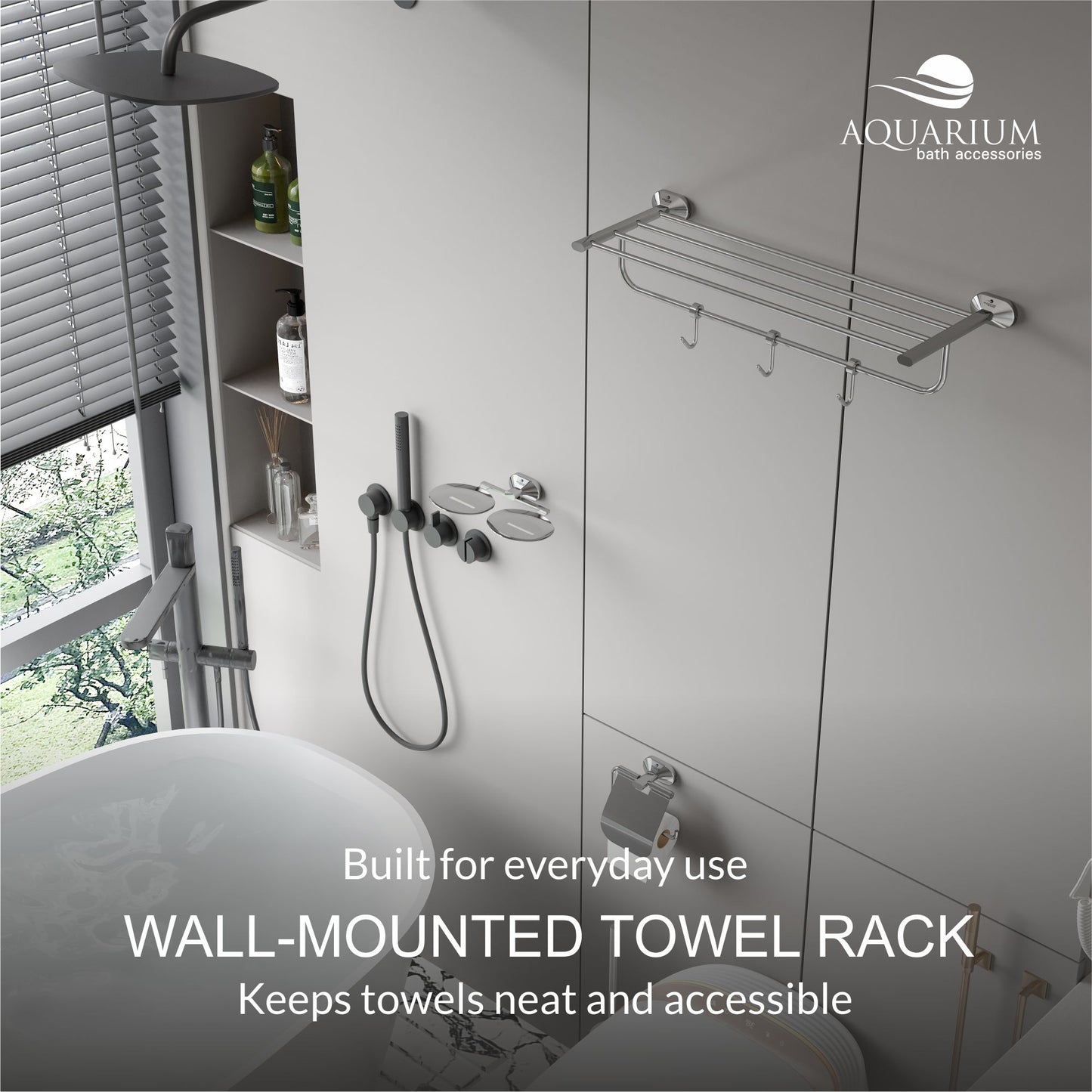 Towel Rack With Hook | Spot Series