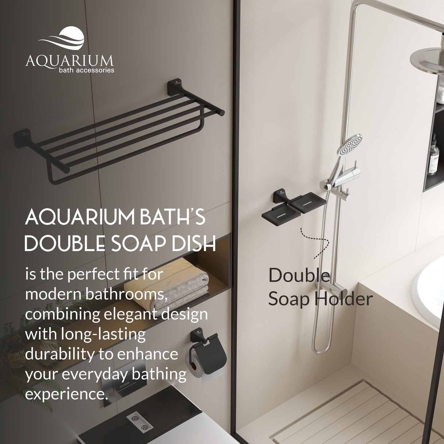 Double Soap Holder | Ellen Series