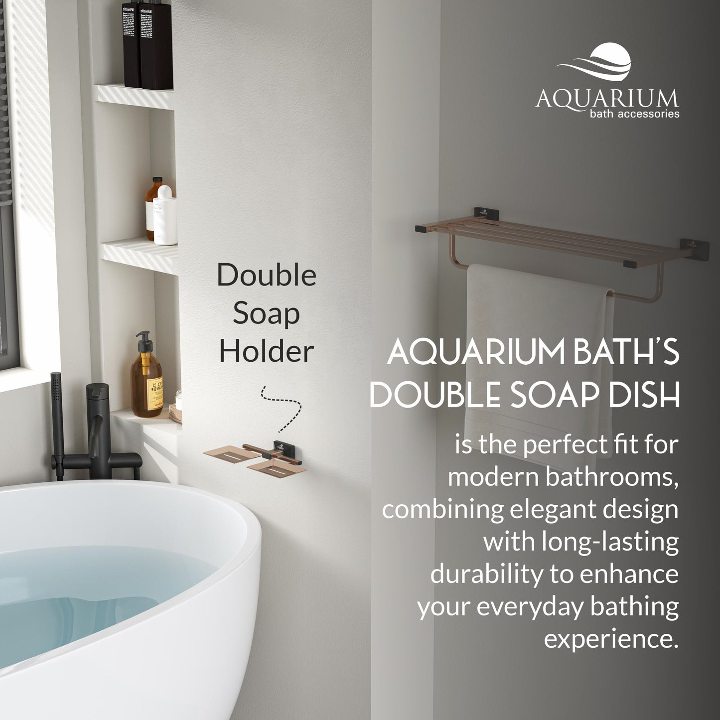 Double Soap Holder | Brill Series