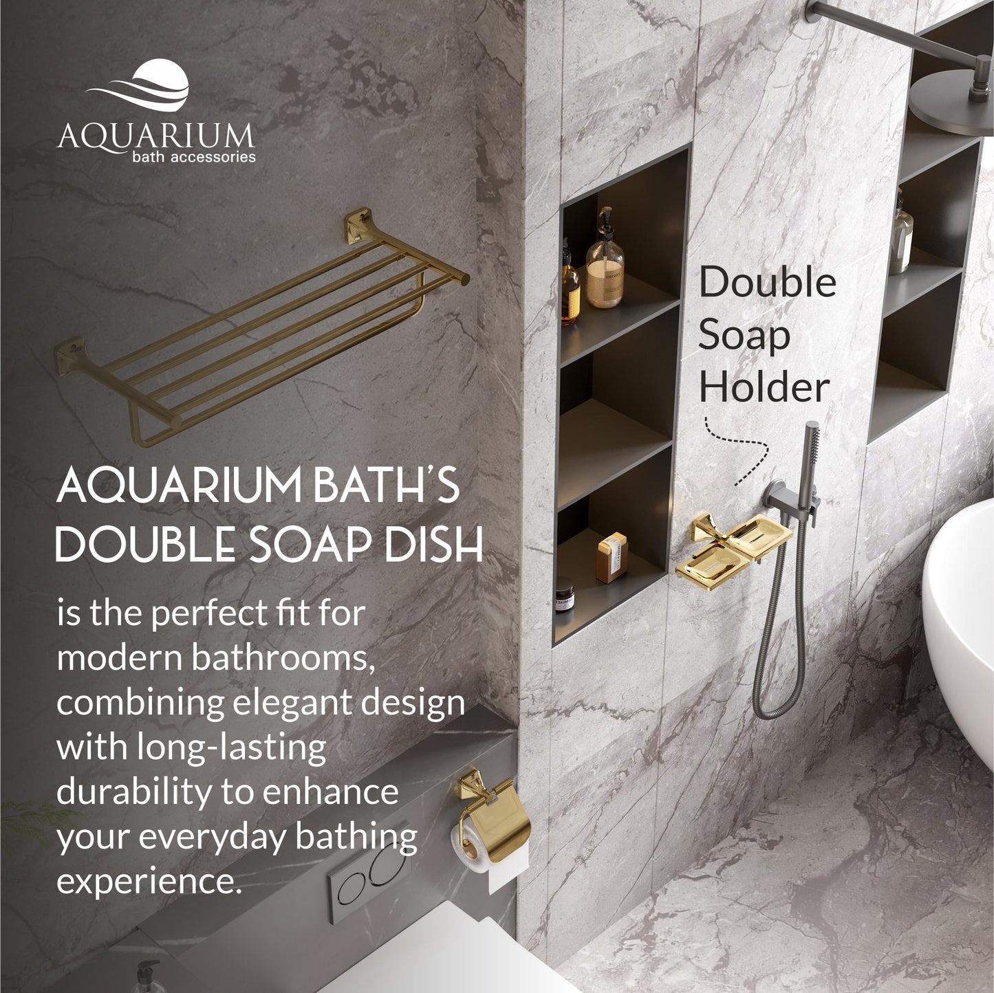 Double Soap Holder | Ellen Series