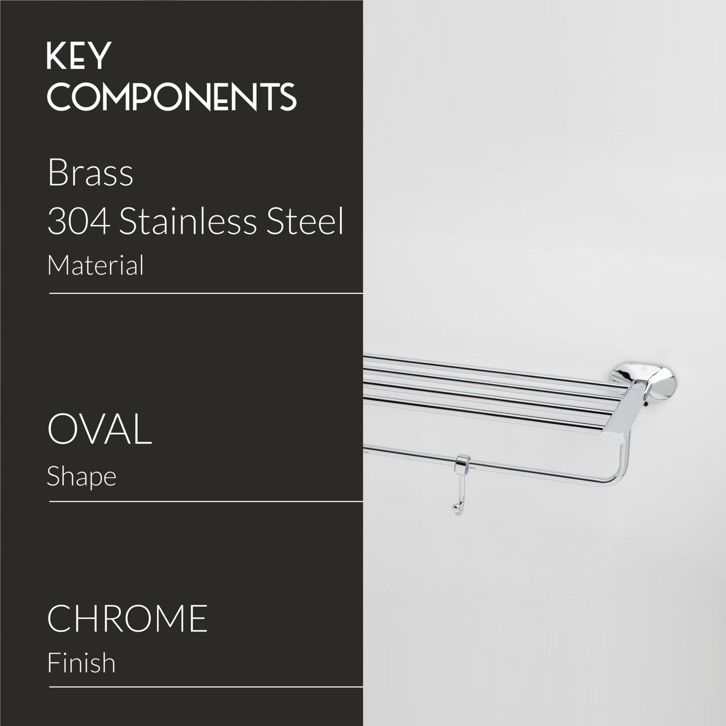 Towel Rack With Hook | Spot Series