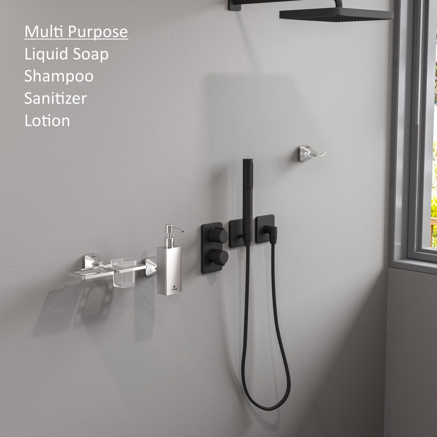 Liquid Soap Dispenser | Square | Ellen Series