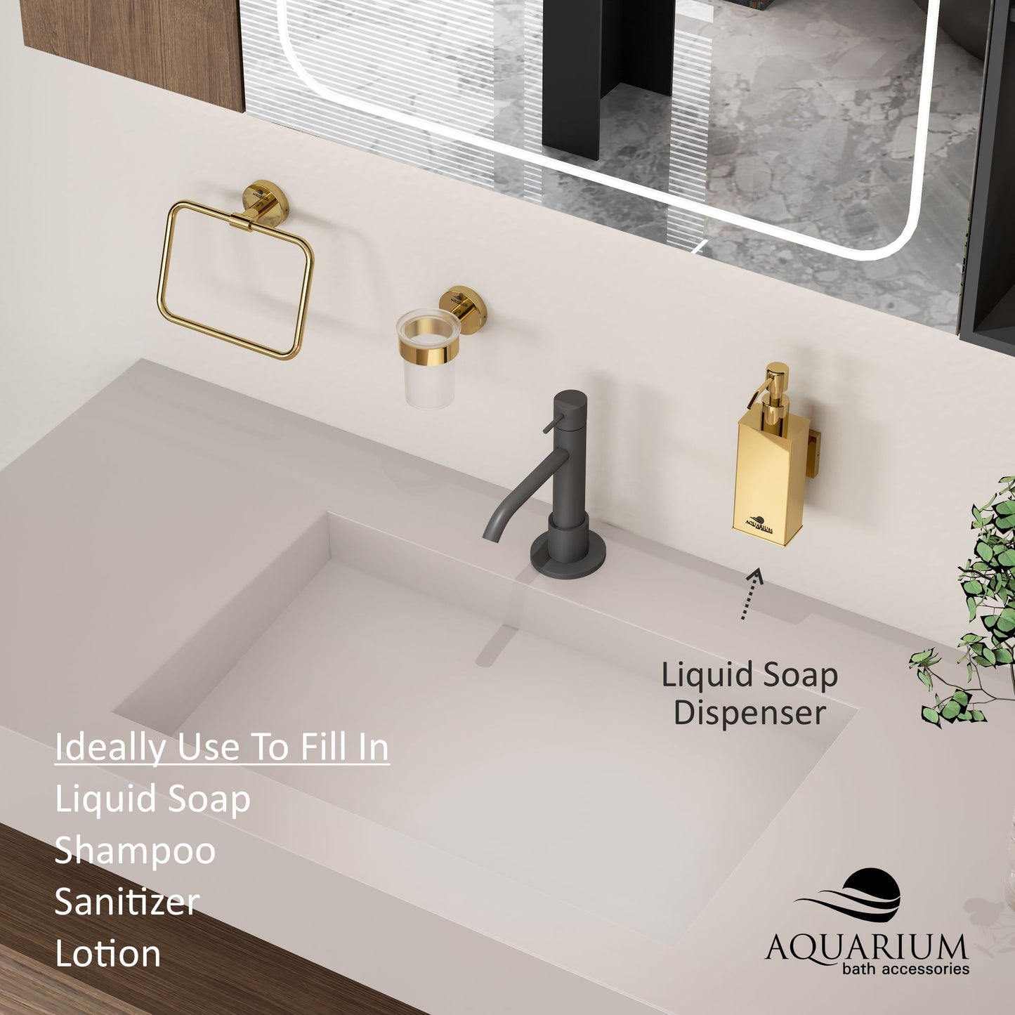 Liquid Soap Dispenser | Square