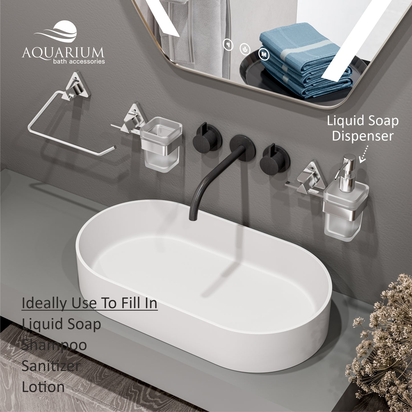 Liquid Soap Dispenser | Rosy Series