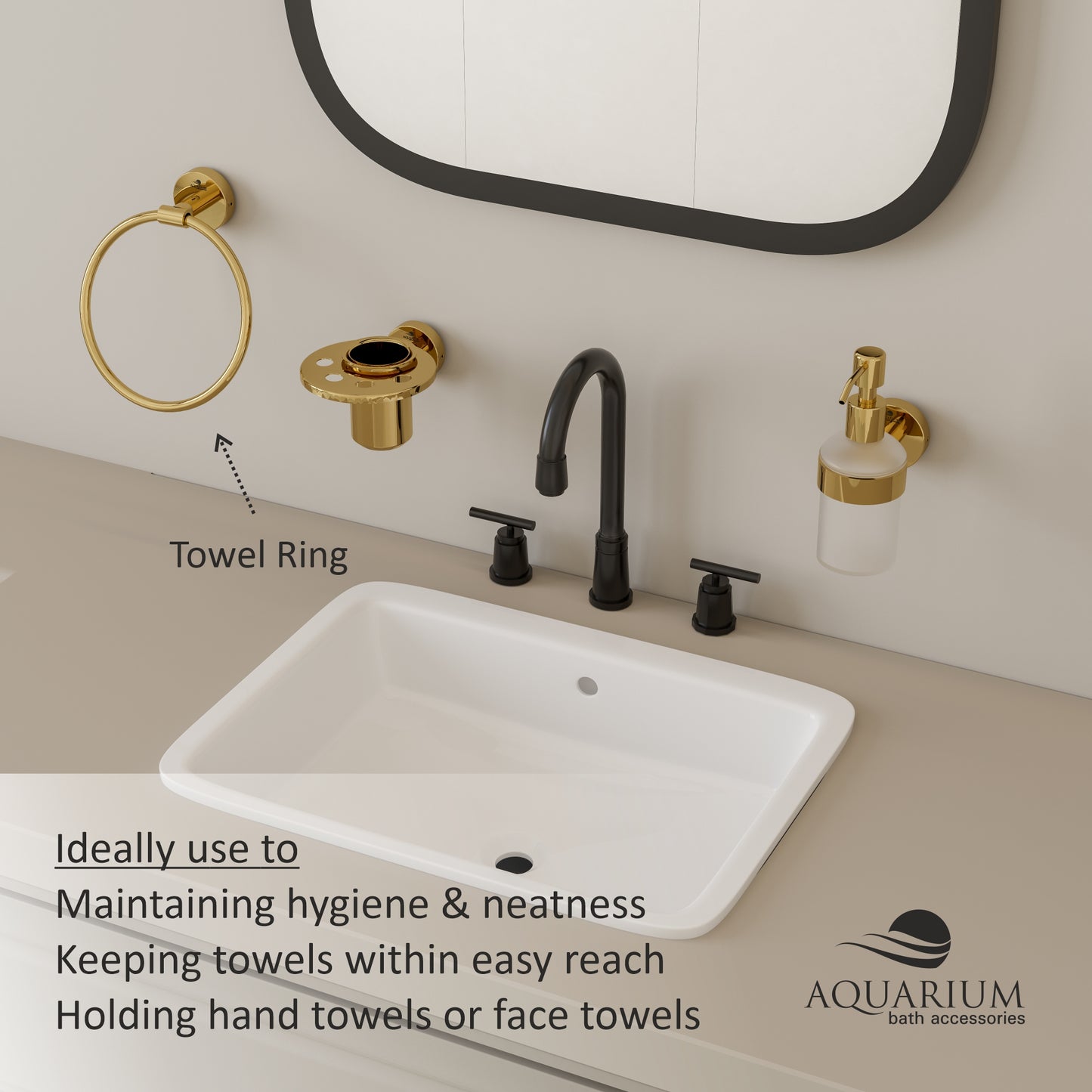 Towel Ring | Ruby Series