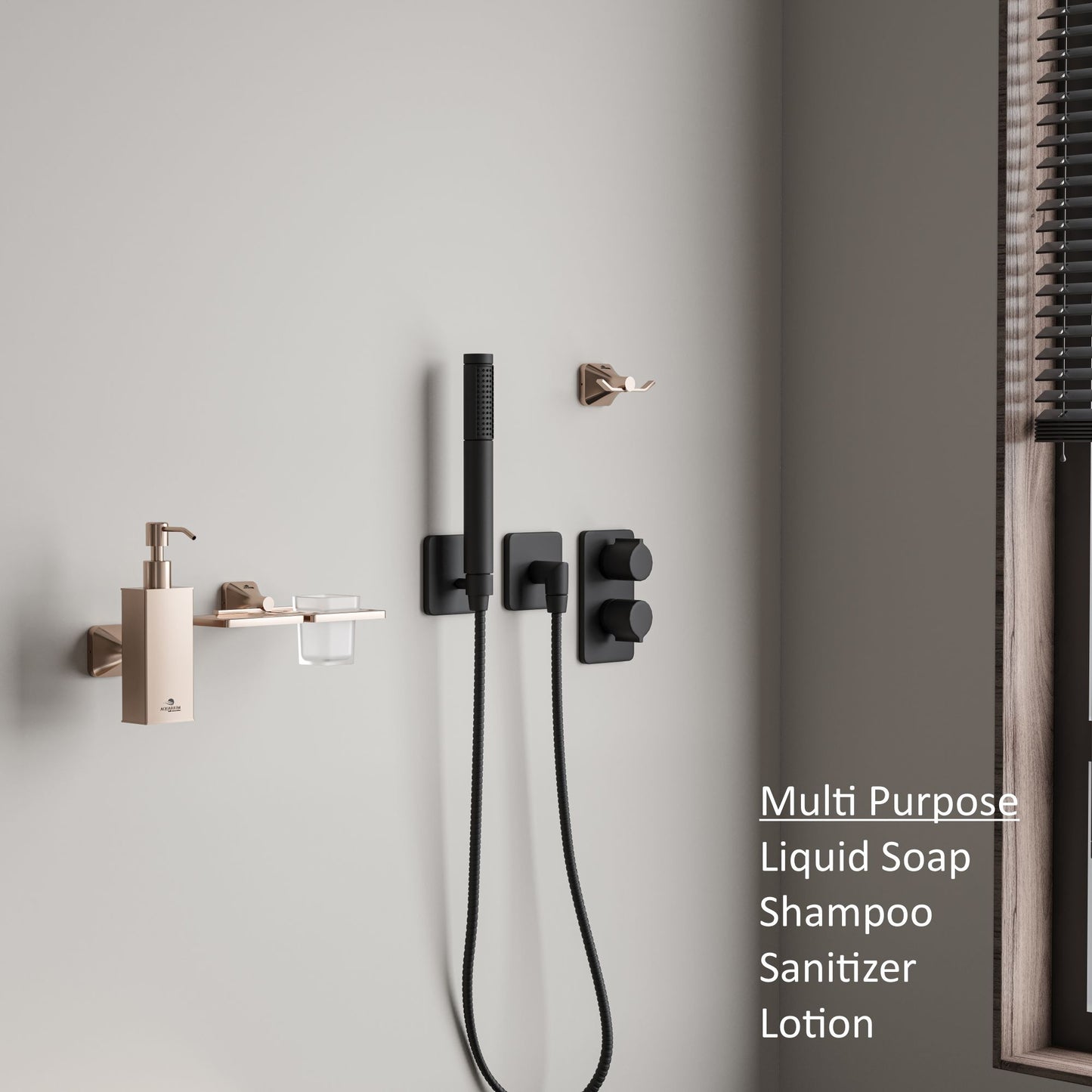 Liquid Soap Dispenser | Square | Ellen Series