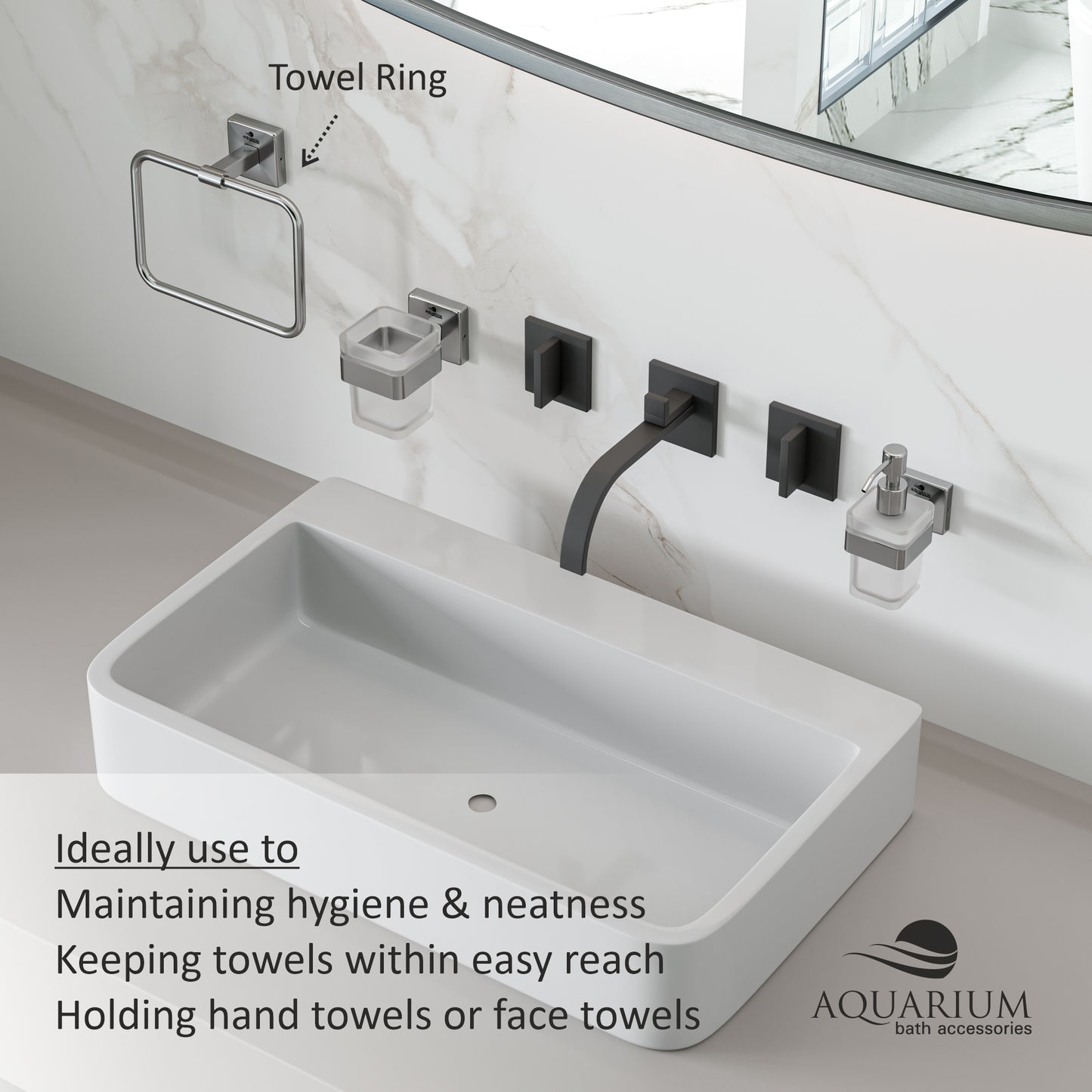 Towel Ring | Square | Astro Series