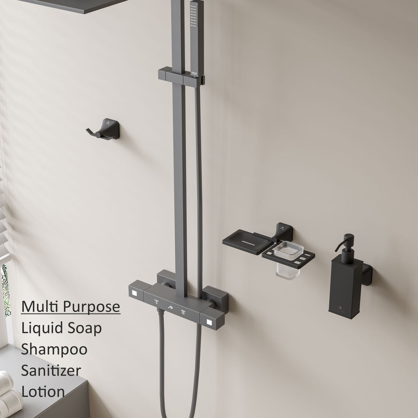 Liquid Soap Dispenser | Square | Ellen Series