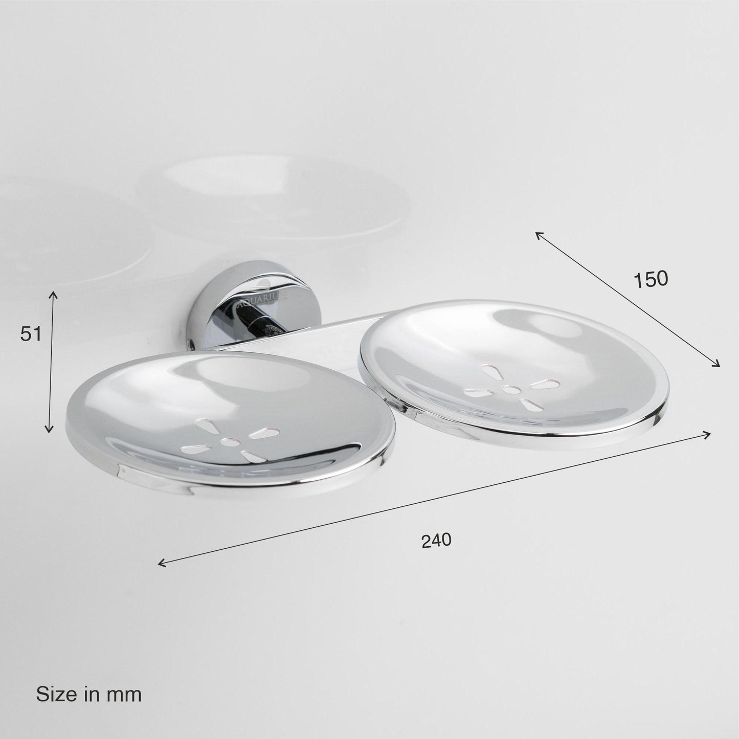 Double Soap Holder | Ruby Series