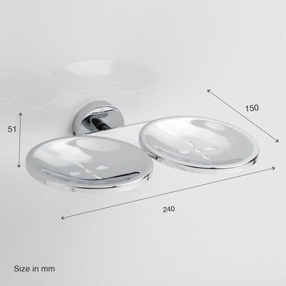 Double Soap Holder | Ruby Series