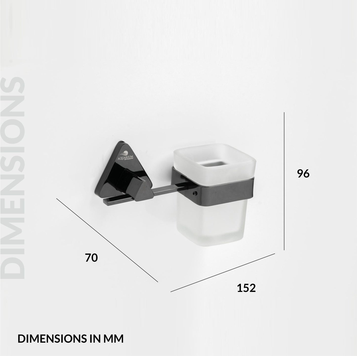 Tumble Holder | Glass | Rosy Series