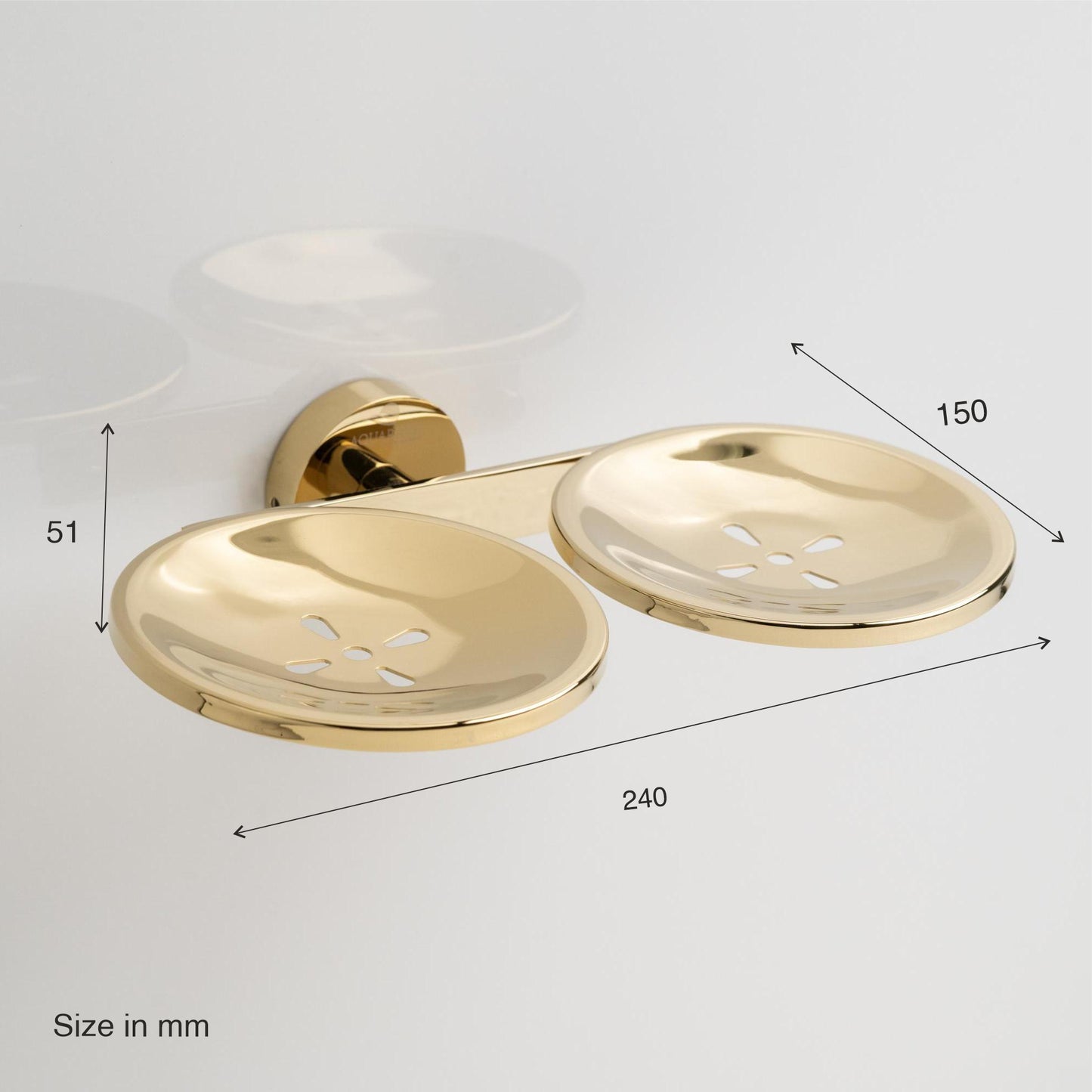 Double Soap Holder | Ruby Series