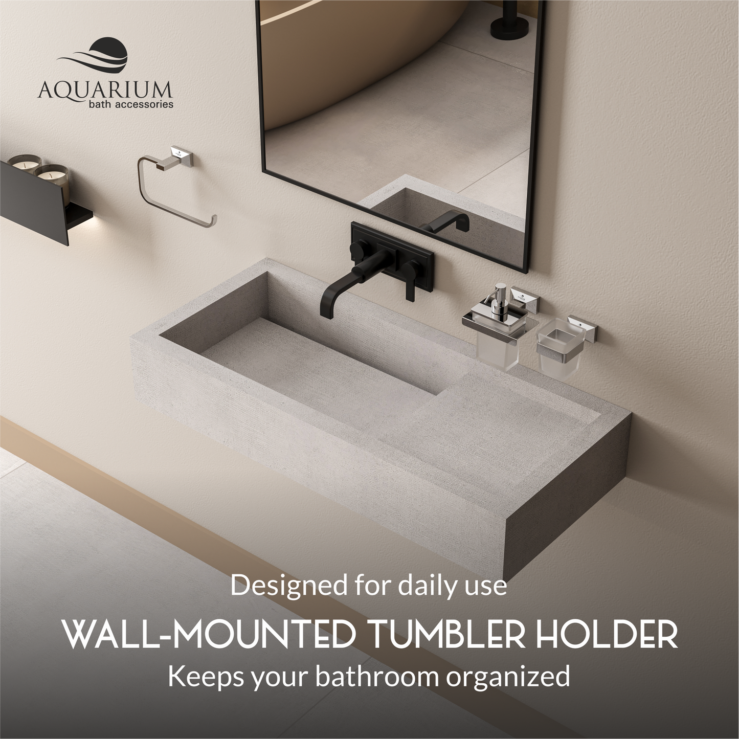 Tumble Holder | Glass | Brill Series