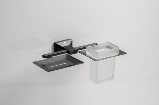 Soap Holder With Tumbler Holder | Brill Series