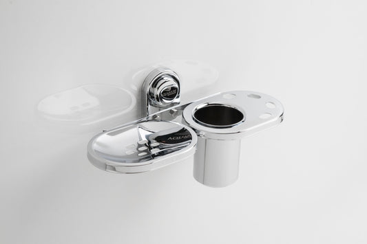 Soap Holder with Tumbler Holder | Blue Series