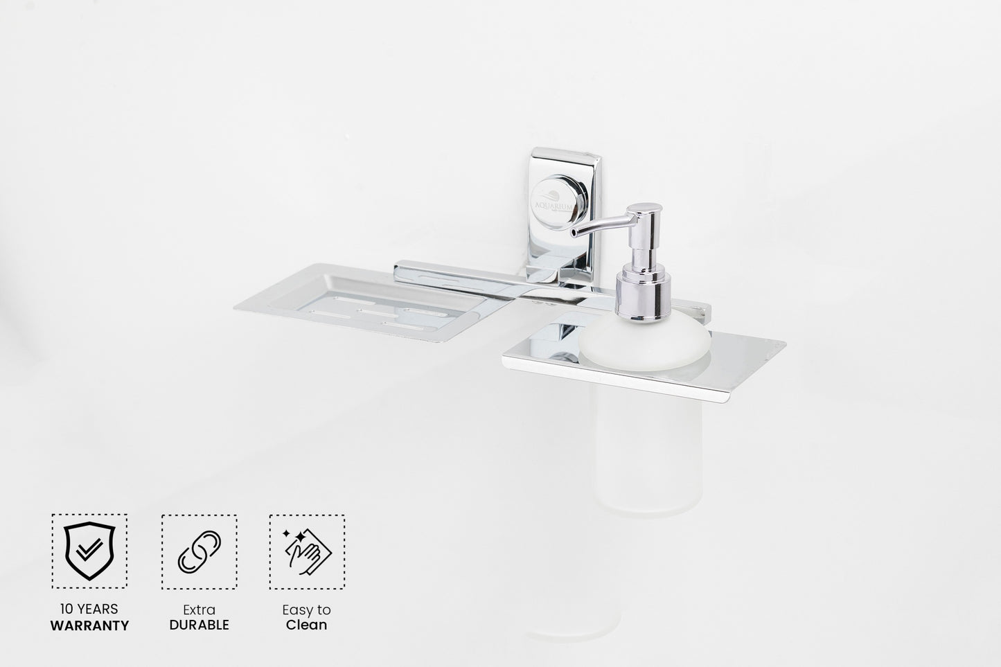 Soap Holder with Liquid Dispenser | Larry Series