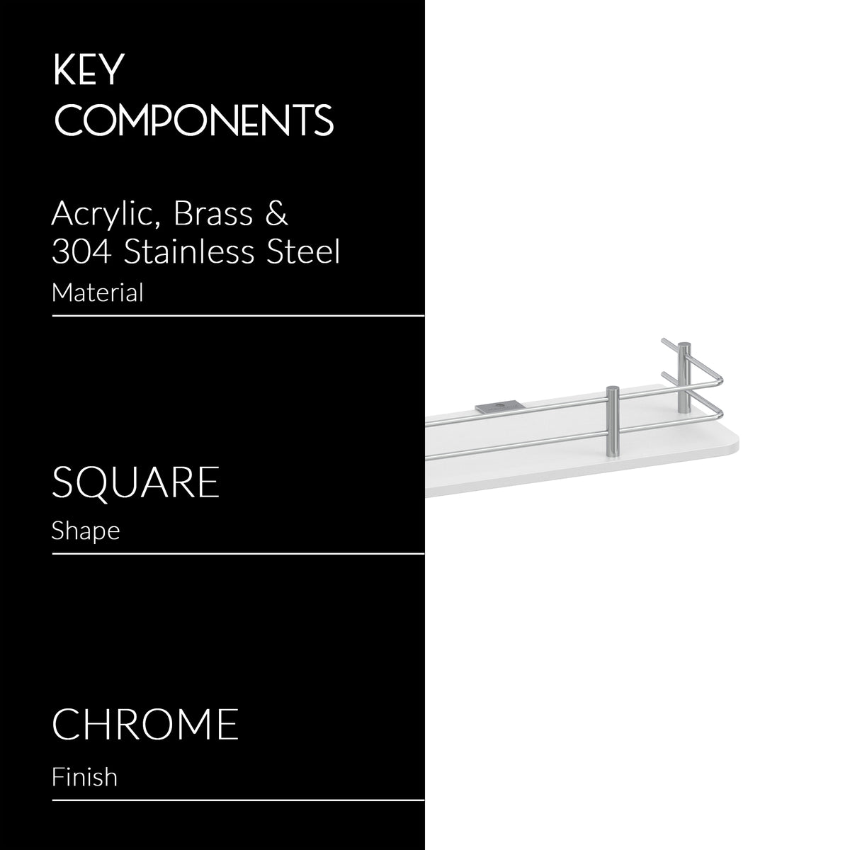 Acrylic Shelf | Rock