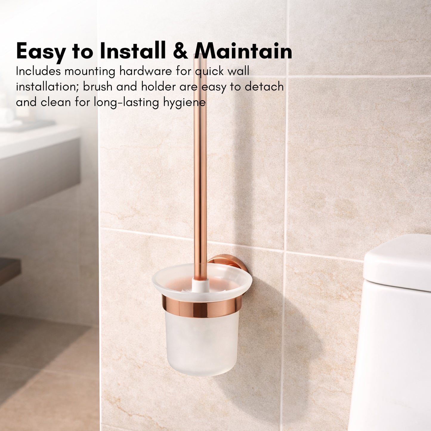 Toilet Brush Holder | Round