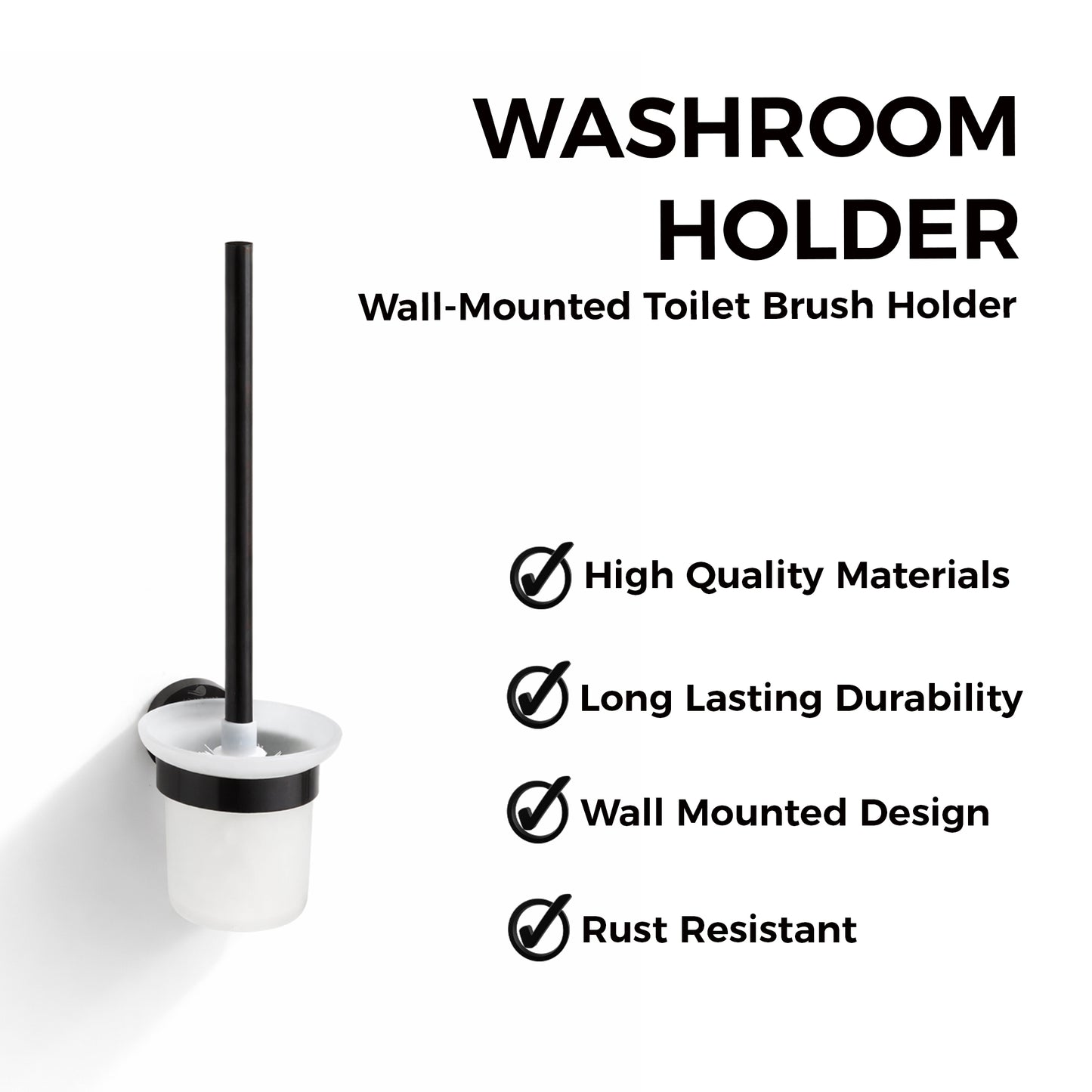 Toilet Brush Holder | Round