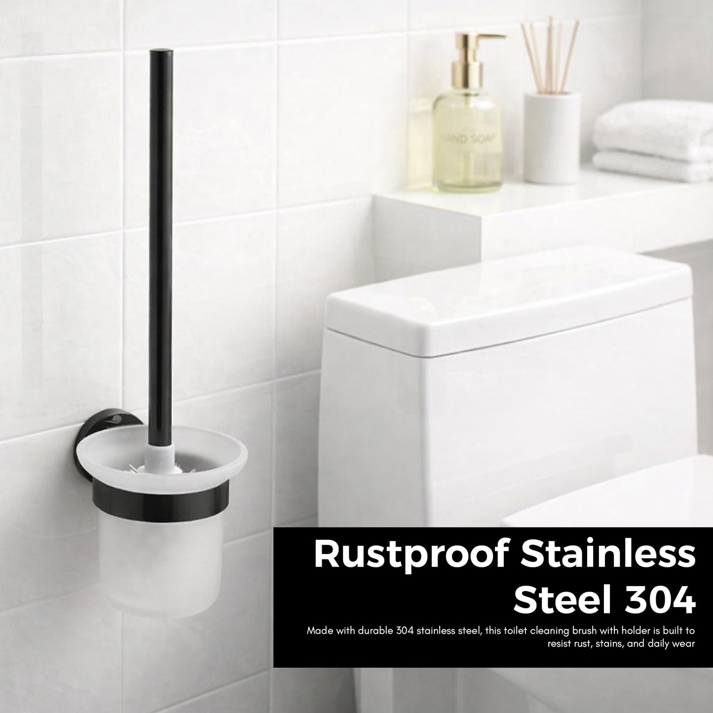 Toilet Brush Holder | Round