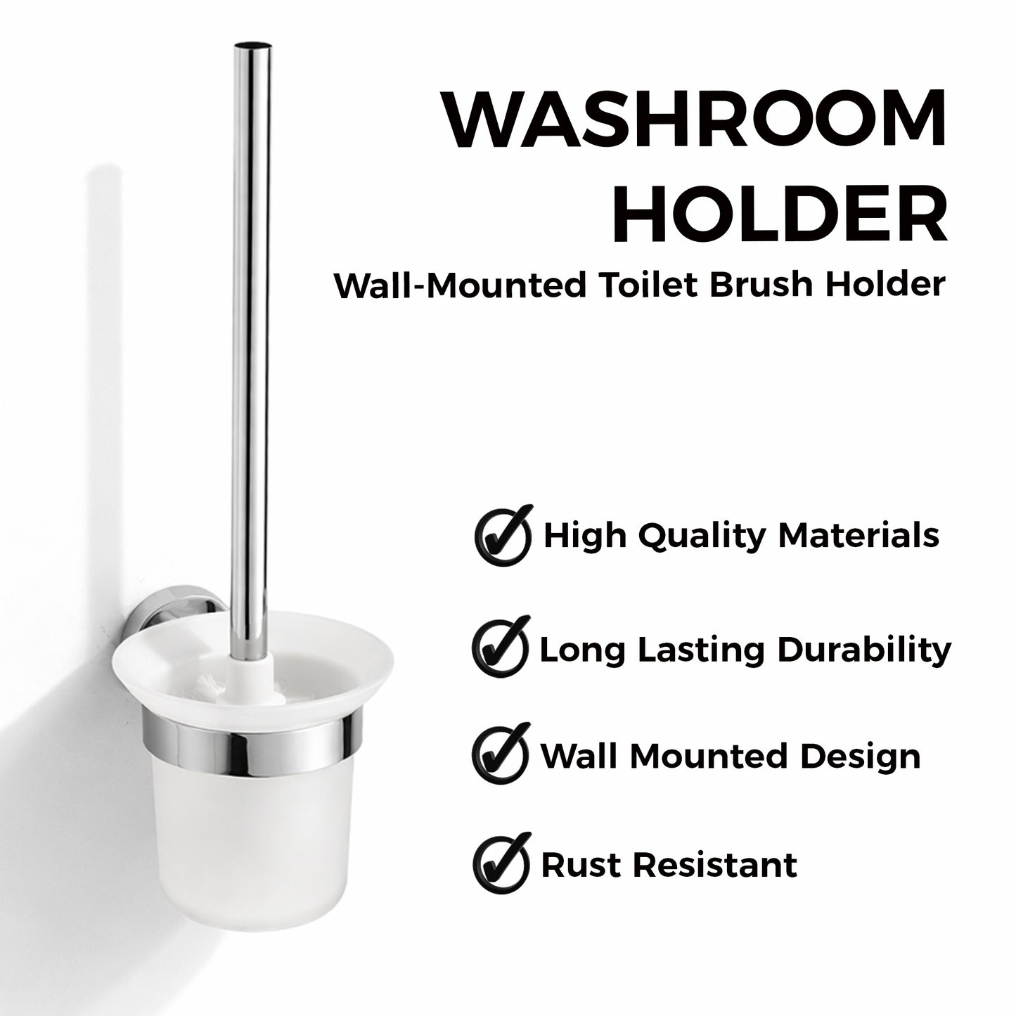Toilet Brush Holder | Round