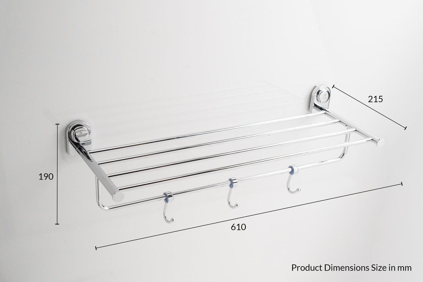 Towel Rack With Hook | Blue Series