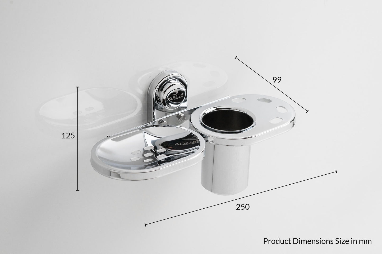 Soap Holder with Tumbler Holder | Blue Series